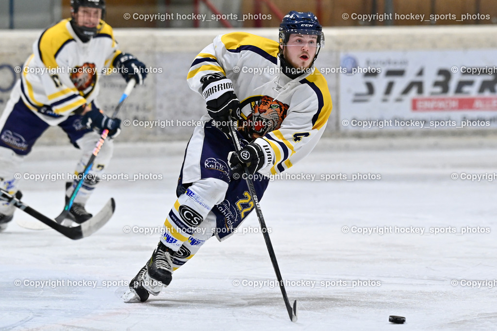 EC Tigers Paternion vs. Tarco Wölfe II | #4 Wolf Marlon EC Tigers Paternion, EC Tigers Paternion vs. Tarco Wölfe II, EC Tigers Paternion vs. Tarco Wölfe II am 19.12.2024 in Spittal an der Drau (Eissportzentrum Spittal), Austria, (Photo by Bernd Stefan)