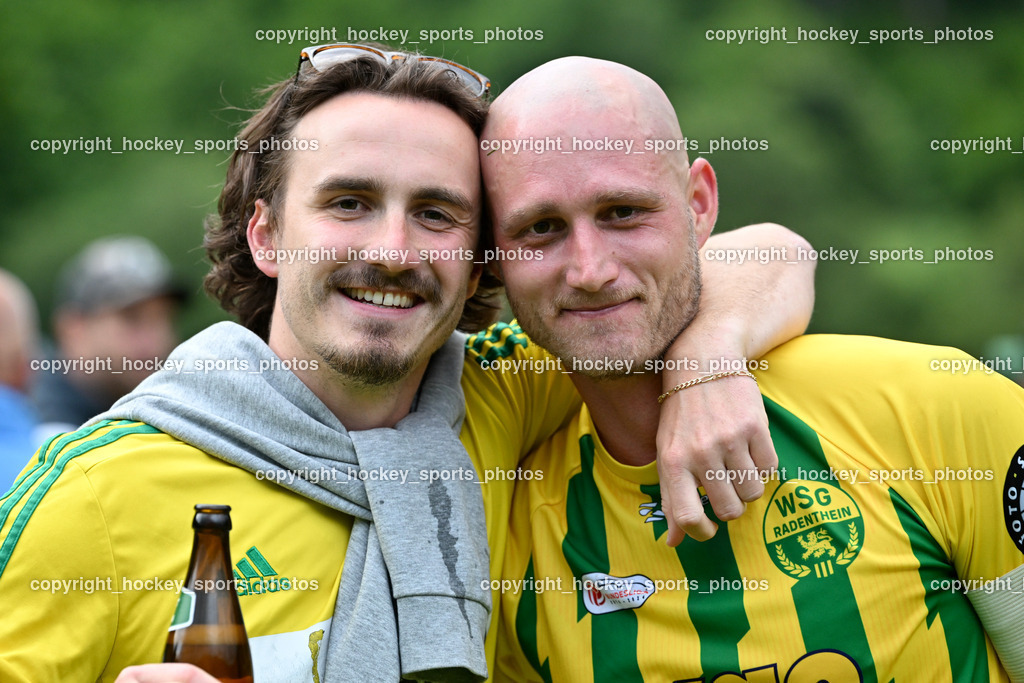 WSG Radenthein vs. St. Michael ob Bleiburg | #3 Max Unterwandling WSG Radenthein,  #12 Stefan Rauter WSG Radenthein, WSG Radenthein vs. St. Michael ob Bleiburg, WSG Radenthein vs. St. Michael ob Bleiburg  am 15.06.2024 in Radenthein (Sportplatz Radenthein), Austria, (Photo by Bernd Stefan)