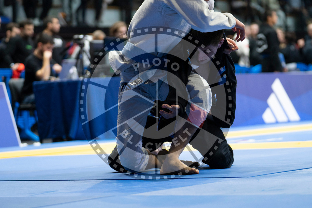 20240119PBB2121 | Fighters compete during the IBJJF European Championship in Paris, France, on January 19, 2024.