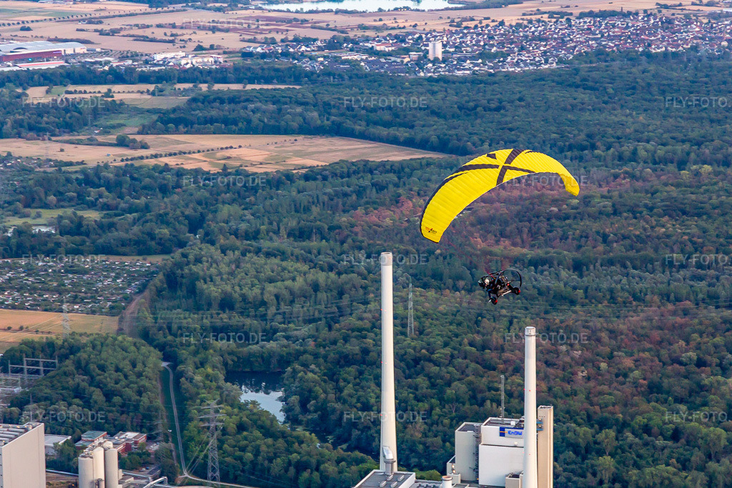 Luftbild: EnBW Energie Baden-Württemberg AG, Rheinhafen-Dampfkraftwerk Karlsruhe im Ortsteil Daxlanden in Karlsruhe im Bundesland Baden-Württemberg in Deutschland. Foto: IMG_134093.jpg vom 21.08.2022 durch Werner Riehm/FLY-FOTO.deIhr Energieanbieter für Strom, Gas und Elektromobilität | EnBW
