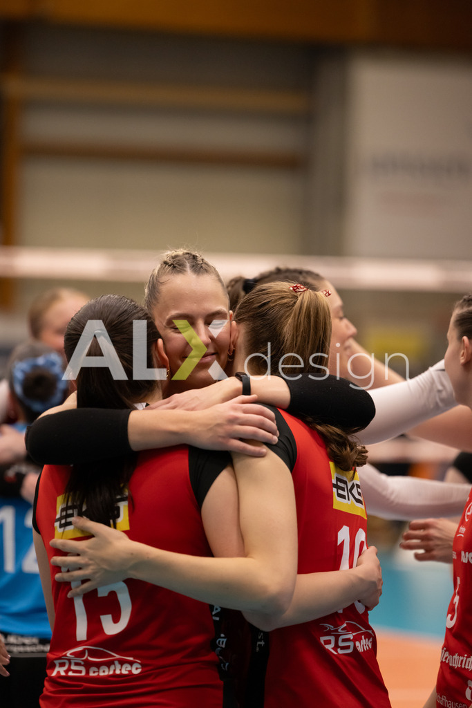 Volleyball I Frauen I Saison 2025-2026 I Volleyball NLA | Women I  Playoffs Finals 2/5 I  VC Kanti Schaffhausen - viteos NUC I  10.04.2026 | 8 Lina-Marie Lieb (DE) (VC Kanti Schaffhausen) – Aussen - Realisiert mit Pictrs.com