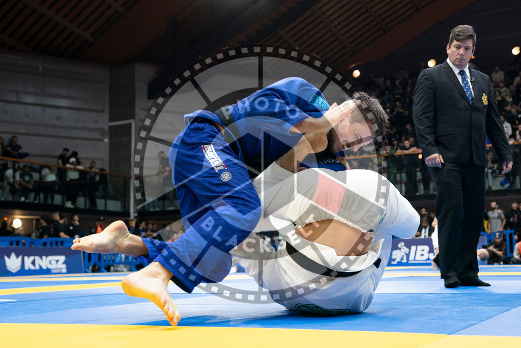 20240126PBB1214 | Fighters compete during the Brazilian Jiu-Jitsu European Championship of the IBJJF in Paris, France, on January 26, 2024.