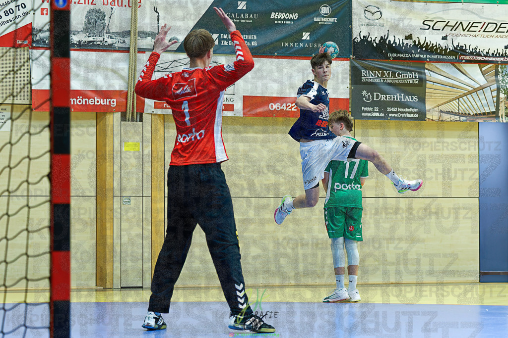 mJB Pokalrunde dt. Meisterschaft, TV Hüttenberg - TSV GWD Minden | mJB Pokalrunde dt. Meisterschaft, TV Hüttenberg - TSV GWD Minden am 15.03.2025 in Münchholzhausen (Sporthalle Münchholzhausen)Photo © 2025 - Jörg Heinrich - Realisiert mit Pictrs.com