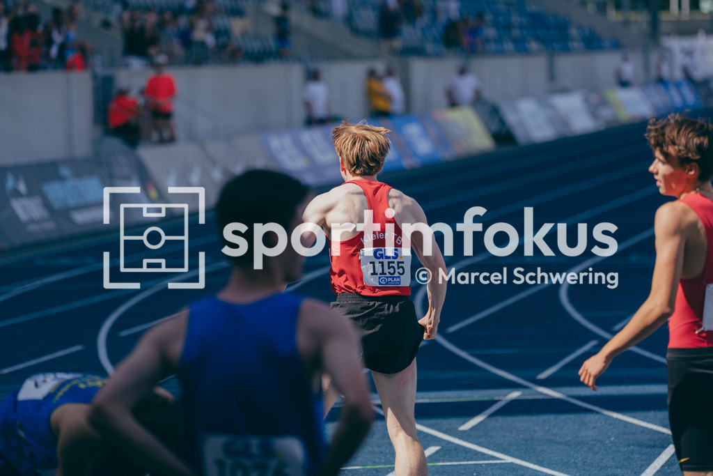 Deutsche Meisterschaften U20 / U16 2026 | Jakob Bauerschlag, Kieler TB, 1155, 200-Meter-Lauf, FinaleDeutsche Meisterschaften der U20 &amp; U16 2026, Lohrheidestadion Bochum-Wattenscheid, 12.07.2026. Foto: Marcel Schwering / sportimfokus - Realisiert mit Pictrs.com