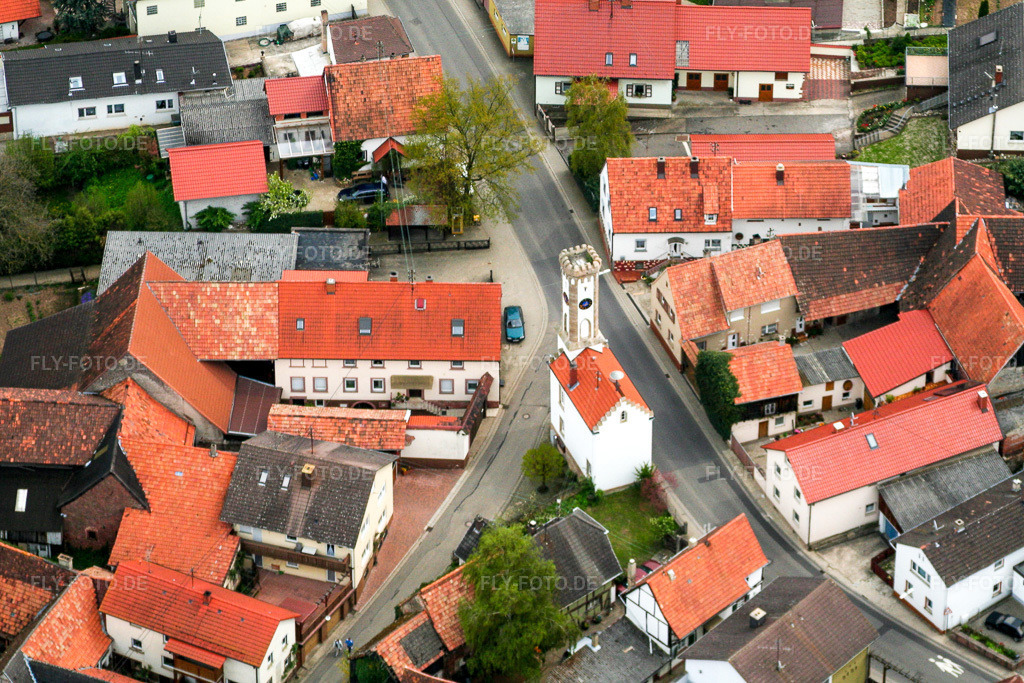 Luftbild: Rathauses der Stadtverwaltung in Oberhausen im Bundesland Rheinland-Pfalz in Deutschland. Foto: IMG_1758.jpg vom 01.05.2006 durch Werner Riehm/FLY-FOTO.de