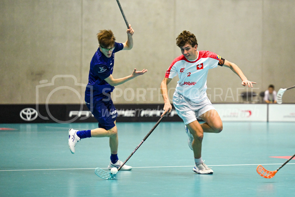 Switzerland U19 vs Finland U19 - 3. February 2024 | Switzerland U19 vs Finland U19
U19 Men International Matches in Switzerland
GoEasy Arena, Siggenthal Station
Switzerland defender #2 Timon Anderegg.
Credit: Markus Aeschimann | <a href="https://www.markus-aeschimann.ch">Sportfotografie Markus Aeschimann</a> | <a href="https://www.instagram.com/sportfotografie.aeschimann">@sportfotografie.aeschimann</a> - Realisiert mit Pictrs.com