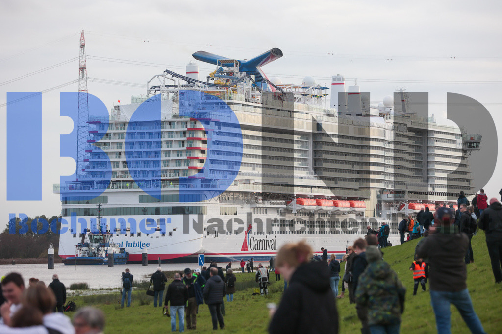  30.10.2023 - 
 | Sebastian Sendlak / Bochumer Nachrichtendienst (BOND) - Ueberfuehrung Carnival Jubilee - Meyer Werft Papenburg - Realisiert mit Pictrs.com