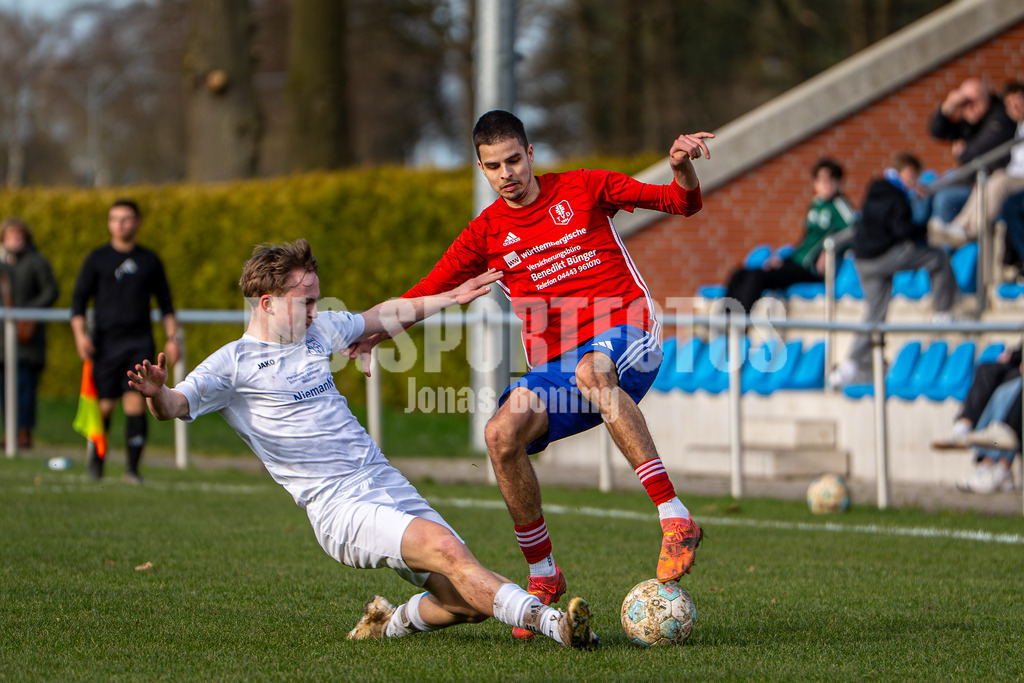 Fußball I Herren I Saison 2025-2026 I Halbfinale Kreispokal VEC I  BW Langförden - TV Dinklage II I 19662 | jns.sportfotos - Realisiert mit Pictrs.com