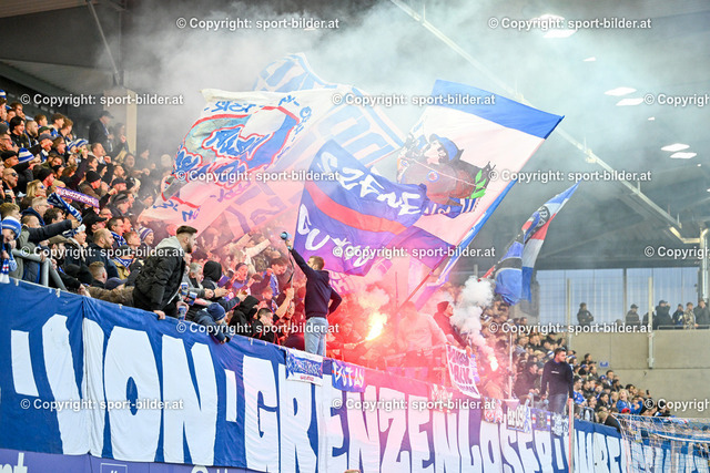 AUT, Admiral Bundesliga, FC Blau Weiss Linz vs FC Red Bull Salzburg | 17.02.2024, Hofmann Personal Stadion Linz, AUT, Admiral Bundesliga, FC Blau Weiss Linz vs FC Red Bull Salzburg, im Bild Fans - Zuschauer FC Blau Weiss Linz (Blau Weiss Linz)


// Admiral Bundesliga Match between FC Blau Weiss Linz vs FC Red Bull Salzburg in Linz, Austria on 2024/02/17
