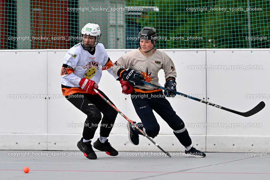 Carinthian Team Zehenthof vs. Ultras Spittal | #15 Krassnig Florian Carinthian Team Zehenthof, #5 Gratzer Julian Spittal Ultras, Carinthian Team Zehenthof vs. Ultras Spittal, Carinthian Team Zehenthof vs. Ultras Spittal am 10.05.2026 in Villach (Alpen Arena ), Austria, (Photo by Bernd Stefan)