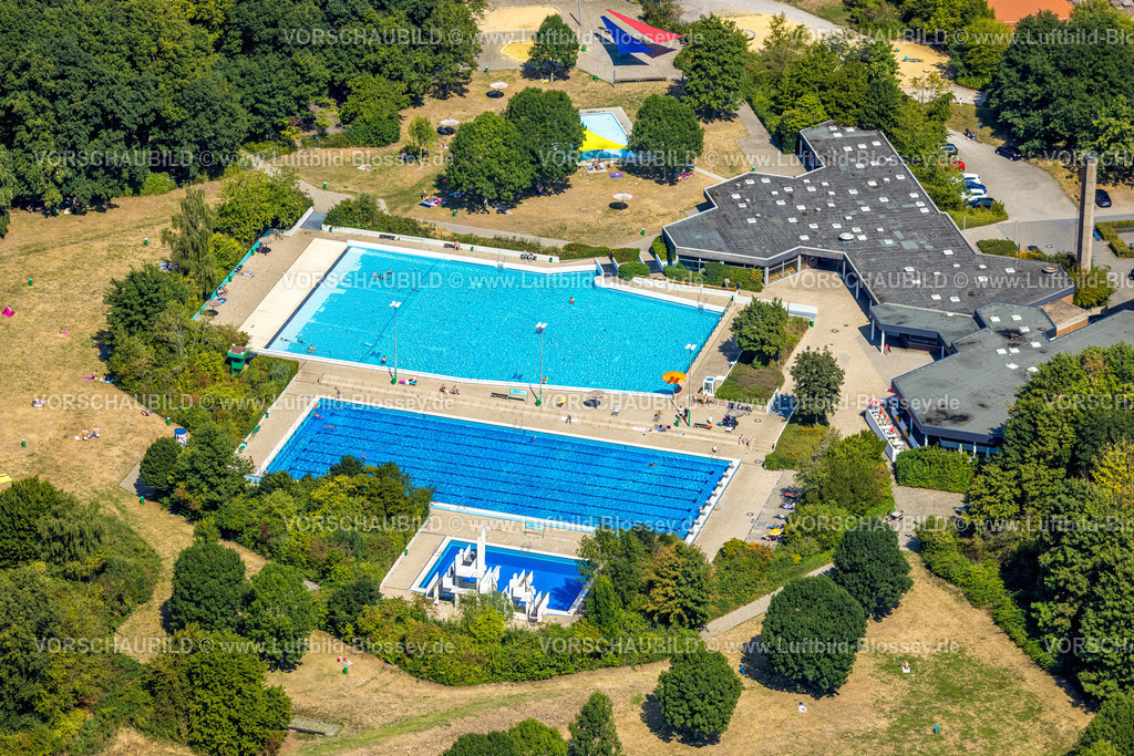 Hamm220809329HerringenPelkum | Luftbild, Freibad Selbachpark, Pelkum, Hamm, Ruhrgebiet, Nordrhein-Westfalen, Deutschland