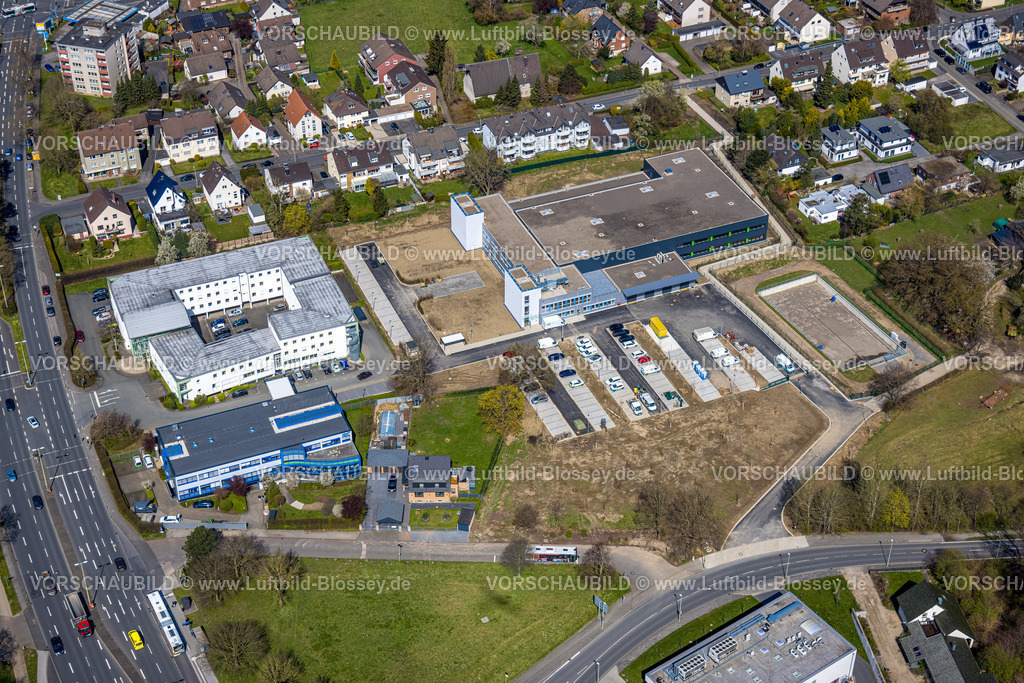 Hagen220401841 | Luftbild, Amtsgericht Hagen Zentrale Mahnabteilung, Baustelle Erweiterung Sanitätshaus Riepe an der Knippschildstraße Altenhagen, Hagen, Ruhrgebiet, Nordrhein-Westfalen, Deutschland