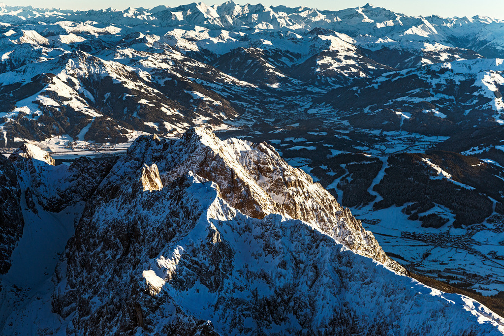 _D009786 | 02.12.2013 Felsen- Massiv und Berglandschaft des Wilden Kaiser