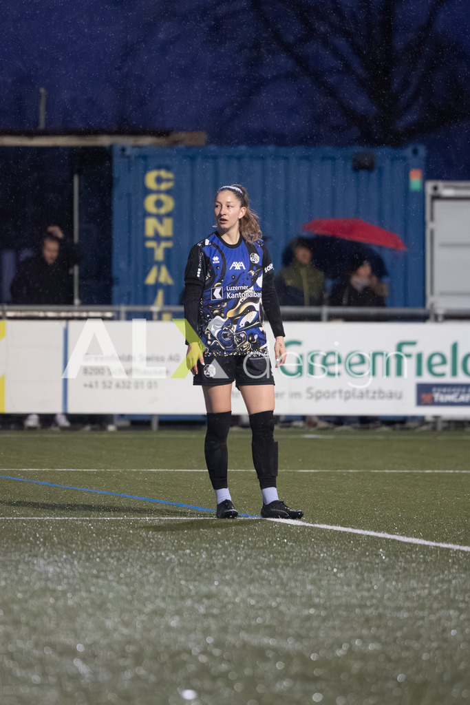Fußball I Frauen I Saison 2025-2026 I AXA Women's Super League | Women I 14. Spieltag I Grasshoppers Club Zürich - FC Luzern I 14.02.2026 | Hochwertige Sportfotos kaufen & lizenzieren für Medien, Vereine, Agenturen & Sportler:innen. Entdecke professionelle Sportfotografie im Bildshop von Alexander Franzen. - Realisiert mit Pictrs.com