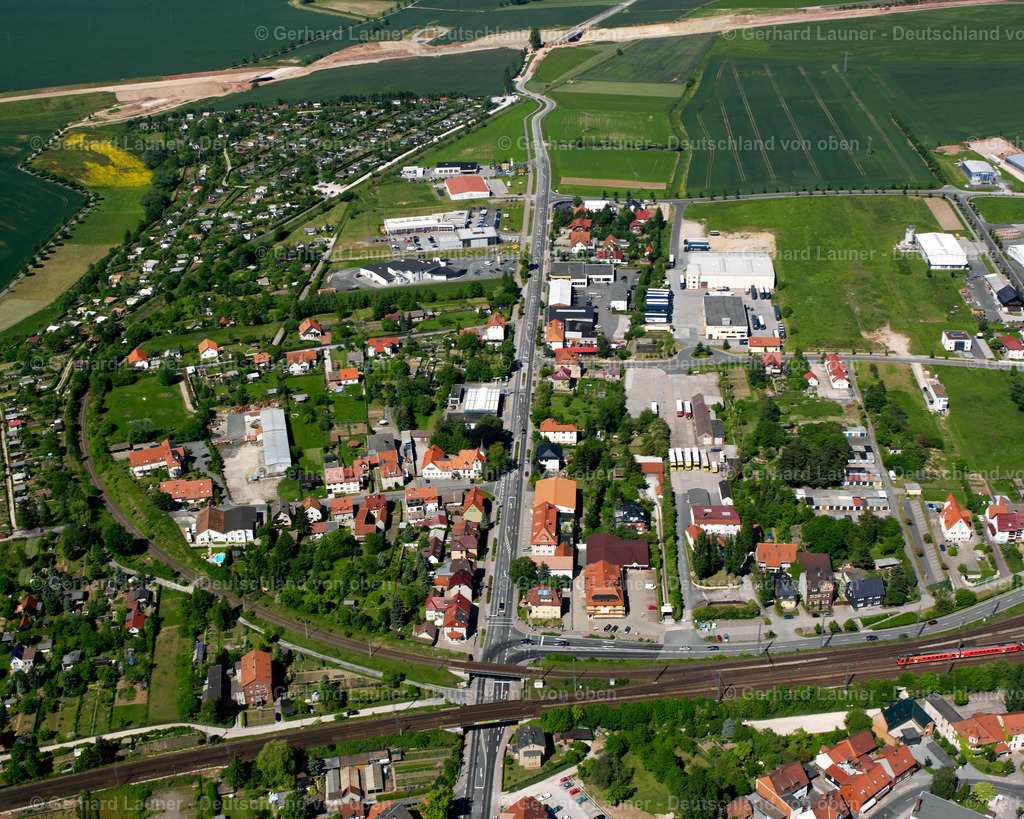 2634472 | LEINEFELDE 09.06.2006 Gewerbegebiet und Firmenansiedlung  in Leinefelde im Bundesland Thüringen, Deutschland // Industrial estate and company settlement  in Leinefelde in the state Thuringia, Germany Foto: Gerhard Launer