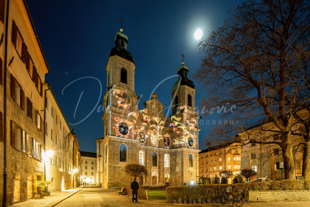Bergsilvester | Fassadenmapping Dom Sankt Jakob