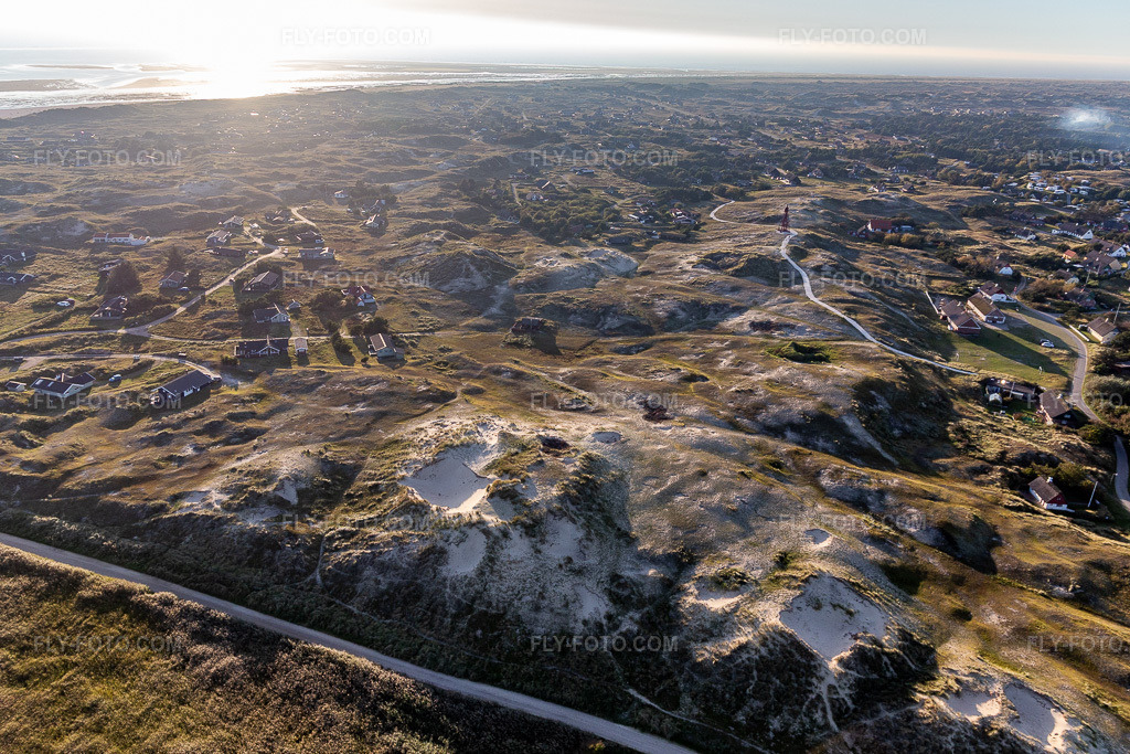 Aerial view: View of the town in Fanø in the state South Denmark, Denmark.Photo: IMG_118898.jpg taken on 09/21/2019 by Werner Riehm/FLY-FOTO.comResolution of the original: 5100 x 3400 px