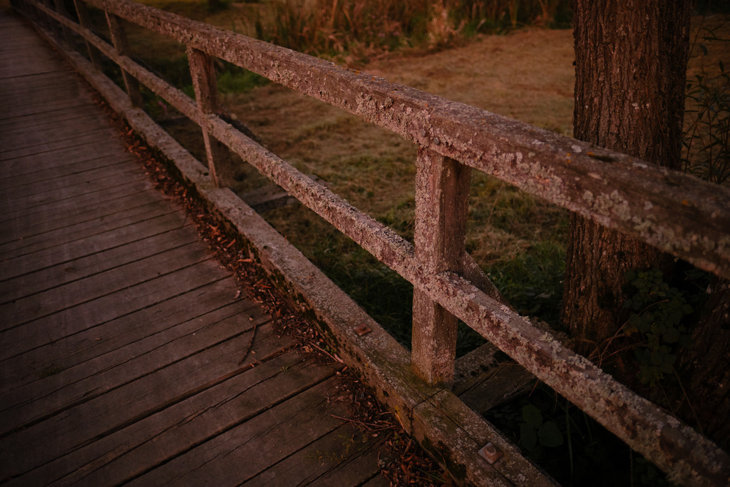 Weg über eine Alte Holzbrücke | Rauchwart, Austria - September 20, 2019: Weg über eine Alte Holzbrücke. - Realisiert mit Pictrs.com
