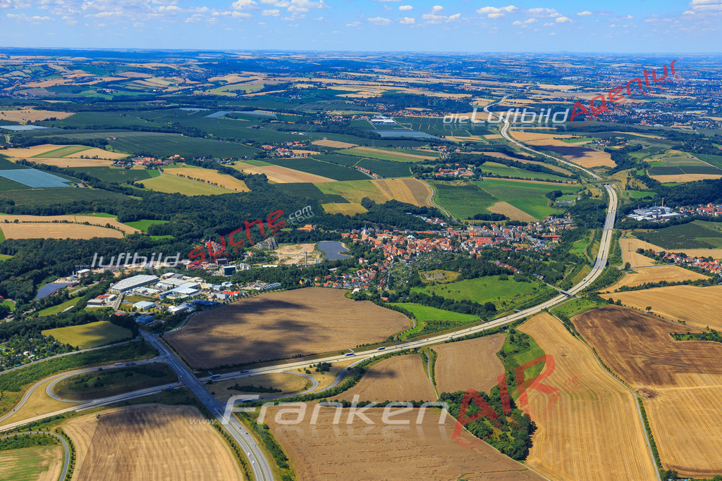 Luftbild von  Dohna - Luftaufnahme wurde 2016 von https://frankenair.de mittels Flugzeug (keine Drohne) erstellt - die Geschenkidee