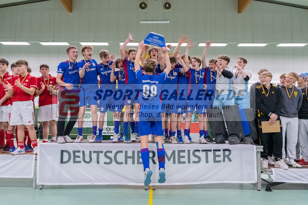 HK_20230305_106387 | Deutsche Meisterschaft MU16 Finale Mannheimer HC - Rot-Weiss Köln / Ehrungen am 5.3.2023 RWK, Köln ,