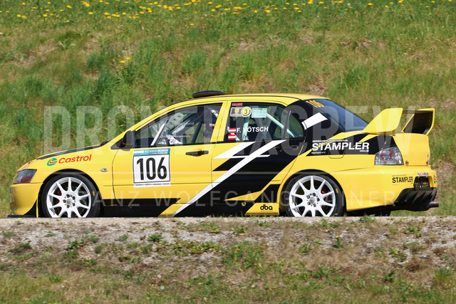 FIA European Hill Climb Championship – Rechberg 2026 | FIA European Hill Climb Championship at Rechberg, held from 24 to 26 April 2026 near Tulwitz, Styria, Austria. The image shows Florian VÖTSCH (AUT) Mitsubishi Lancer Evo 8.