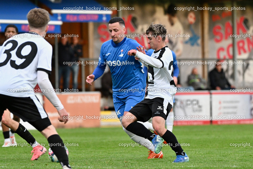 SAK vs. SV Spittal Drau 1921 | #11 Enes Brdjanovic SAK, #26 Sebastian Ebner SV Spittal, SAK vs. SV Spittal Drau 1921, SAK vs. SV Spittal Drau 1921 am 23.05.2025 in Klagenfurt (Sportpark Welzenegg), Austria, (Photo by Bernd Stefan)