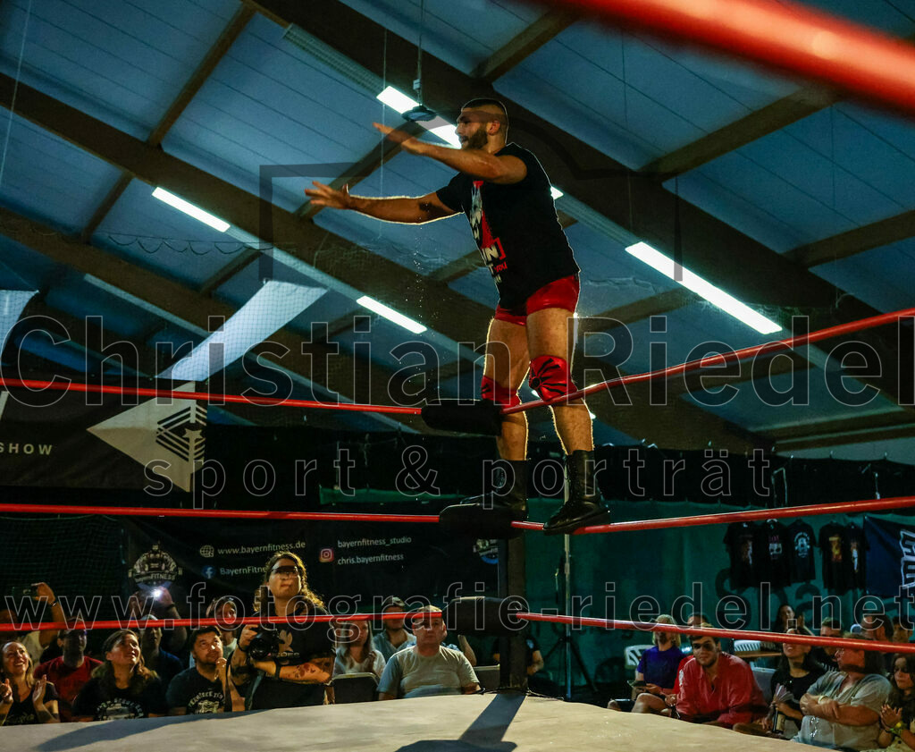 2023-08-12_202_EWS_Wrestling_ERDING | Erding, Deutschland, 12.08.2023:
Wrestling, Saison 2023, EWS Wrestling ERDING

Foto: Christian Riedel / fotografie-riedel.net