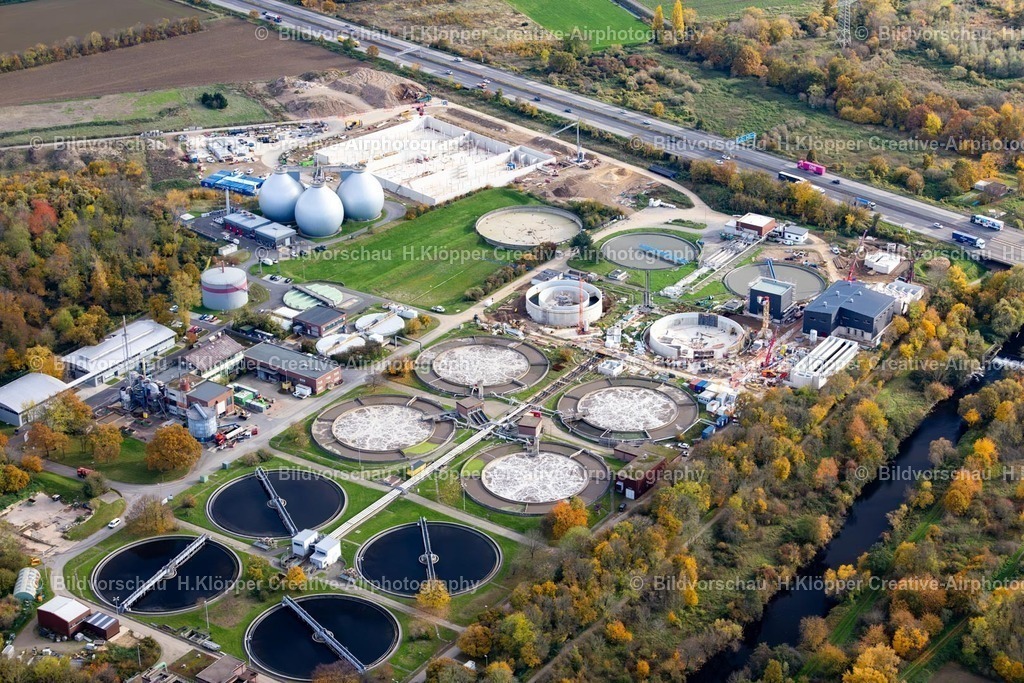 Luftbilder Düren Niederzier Eifel-Rur - Kläranlage  -7169 | Luftbilder Düren Niederzier Eifel-Rur - Kläranlage - Realisiert mit Pictrs.com