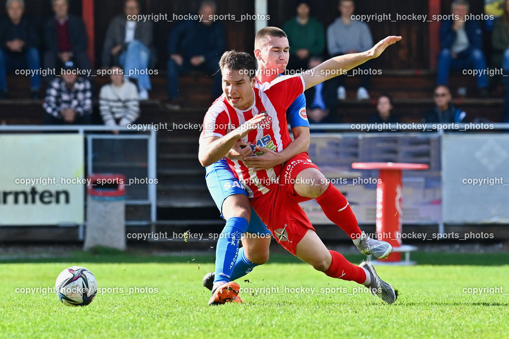FC KAC 1909 vs. SAK 26.10.2022 | #2 David Gräfischer, #23 Marko Mitrovic