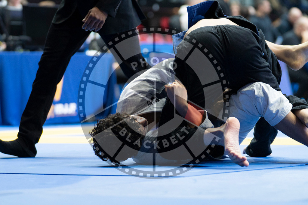20240119PBB2112 | Fighters compete during the IBJJF European Championship in Paris, France, on January 19, 2024.