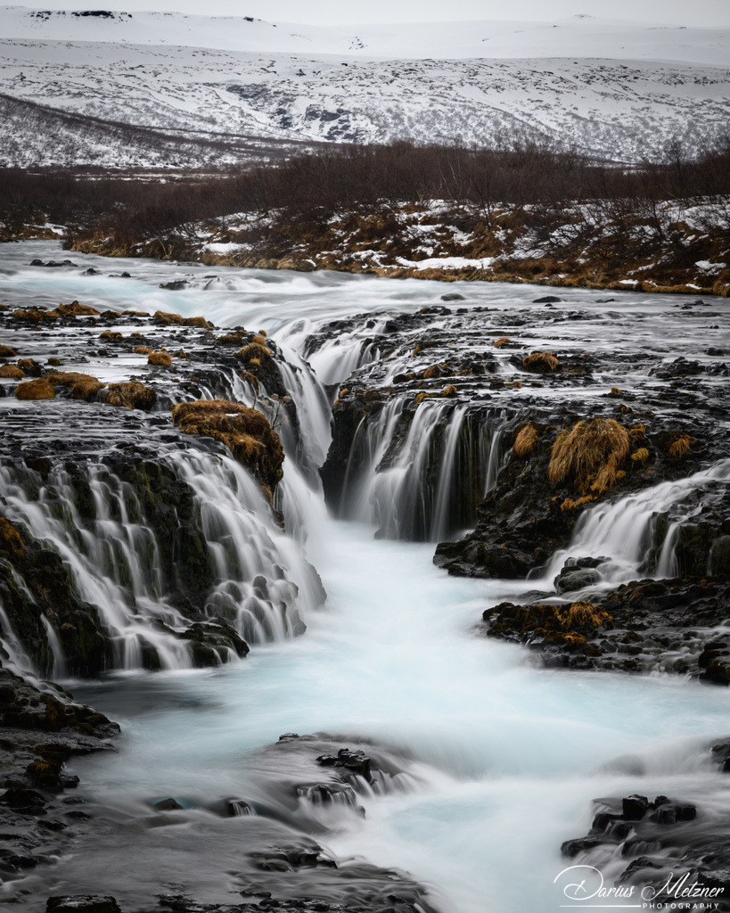 Bruarfoss in Island | Der Wasserfall Bruarfoss in Island