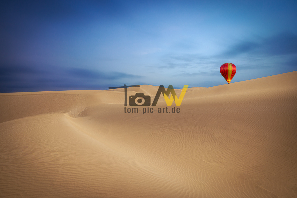 In der Viana-Wüste mit einem Ballon auf Boa Vista-----Sand | Eine eindrucksvolle Aufnahme aus der relativ kleinen Wüste in Boa Vista. - Realisiert mit Pictrs.com