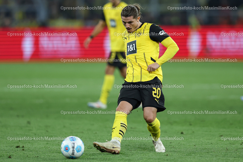BVB13092402240 | 13.09.2024, 1. Fußball Bundesliga, Borussia Dortmund - 1. FC Heidenheim 1846, Signal Iduna Park, Saison 2024 2025: Marcel Sabitzer (BVB #20)DFB regulations prohibit any use of photographs as image sequences and or quasi-video.