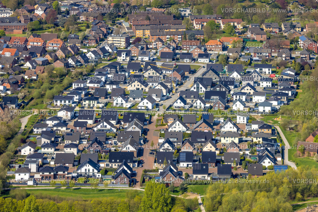 Hamm230400542 | Luftbild, Wohnsiedlung Everdings Hof, Bockum-Hövel, Hamm, Ruhrgebiet, Nordrhein-Westfalen, Deutschland