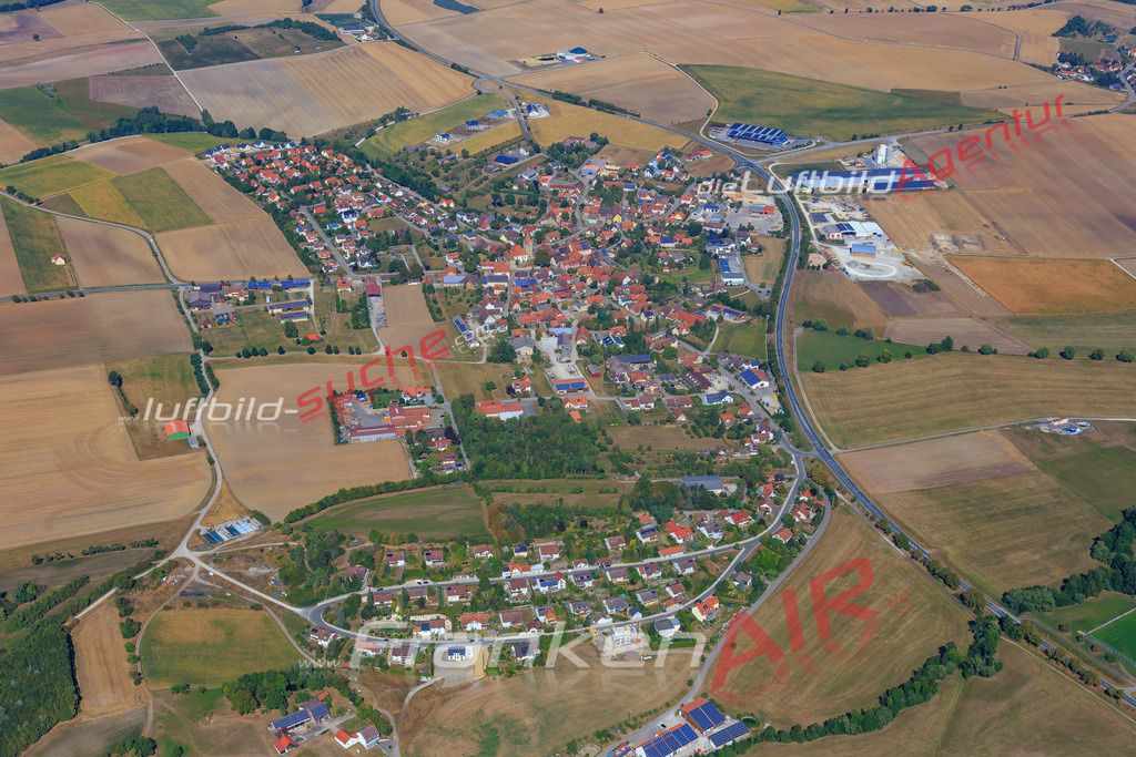 Luftbild von  Insingen - Luftaufnahme wurde 2016 von https://frankenair.de mittels Flugzeug (keine Drohne) erstellt - die Geschenkidee