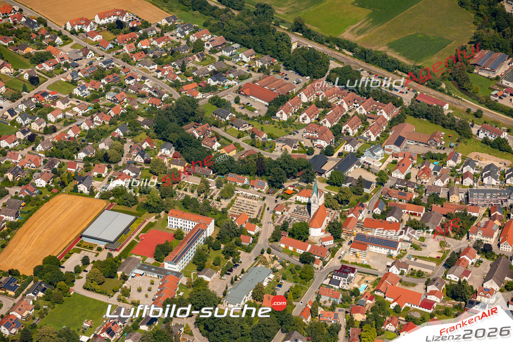 Das Luftbild zeigt :  Dasing - Die Luftaufnahme wurde 2024 vom UL-Flugzeug aus erstellt ( keine Drohne ) - Hochauflösende Luftaufnahme - Für grossformatige Ausdrucke geeignet. Die Geschenkidee !Mit Lizenz und Bildrechte bestellbar
