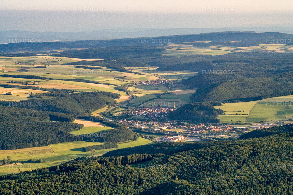 Luftbild: Ortsansicht aus Norden in Geisingen im Bundesland Baden-Württemberg in Deutschland. Foto: IMG_11379.jpg vom 04.07.2008 durch Werner Riehm/FLY-FOTO.de