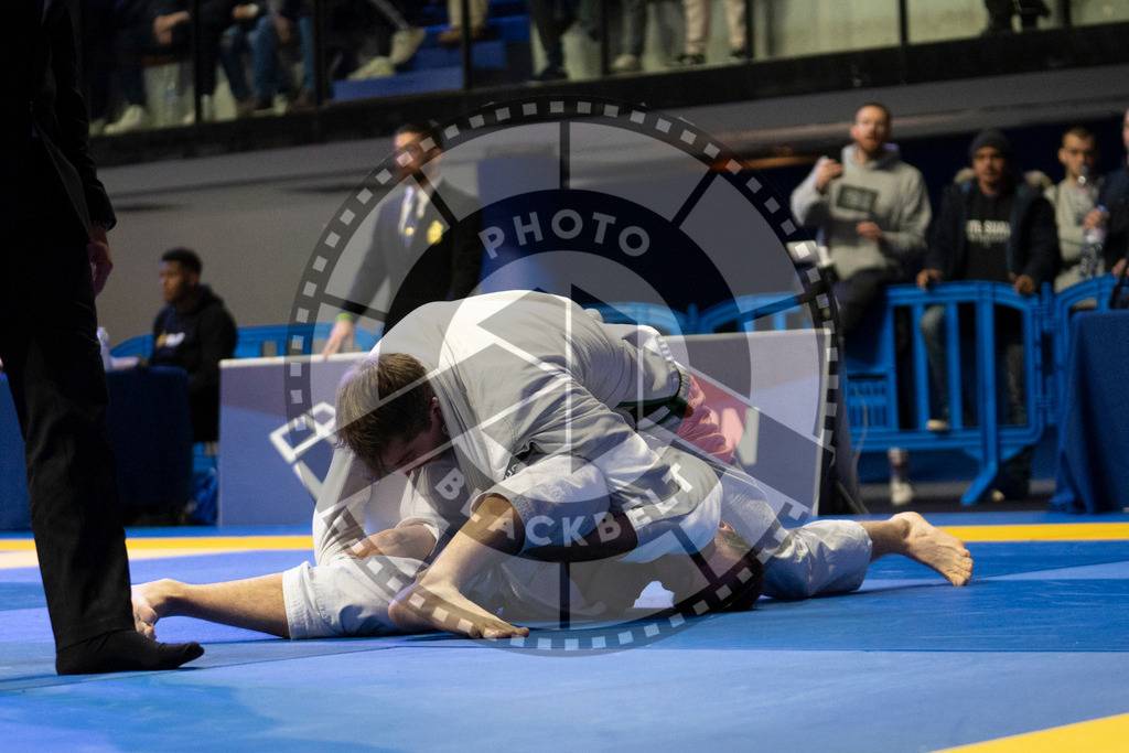 20240119PBB0936 | Fighters compete during the IBJJF European Championship in Paris, France, on January 19, 2024.