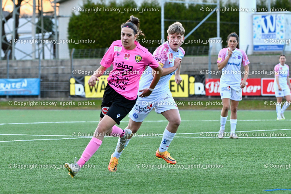 Liwodruck Carinthians Hornets vs. FK Austria Wien Frauen 19.11.2023 | #15 Marie Sophie Klocker, #37 Lea Mauly