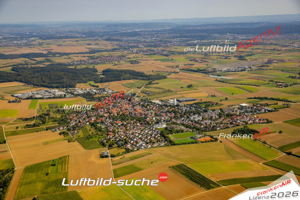 Das Luftbild zeigt : Heimerdingen Ditzingen - Die Luftaufnahme wurde 2024 vom UL-Flugzeug aus erstellt ( keine Drohne ) - Hochauflösende Luftaufnahme - Für grossformatige Ausdrucke geeignet. Die Geschenkidee !Mit Lizenz und Bildrechte bestellbar