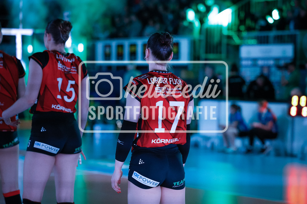 Volleyball I Frauen I Saison 2025-2026 I Bundesliga I Playoff-Viertelfinale 2 I USC Münster - Dresdner SC-3 | realhellocedii - Realisiert mit Pictrs.com