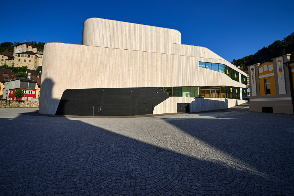 Montforthaus Feldkirch | Feldkirch, Austria - May 28, 2016: Montforthaus Feldkirch. - Realisiert mit Pictrs.com