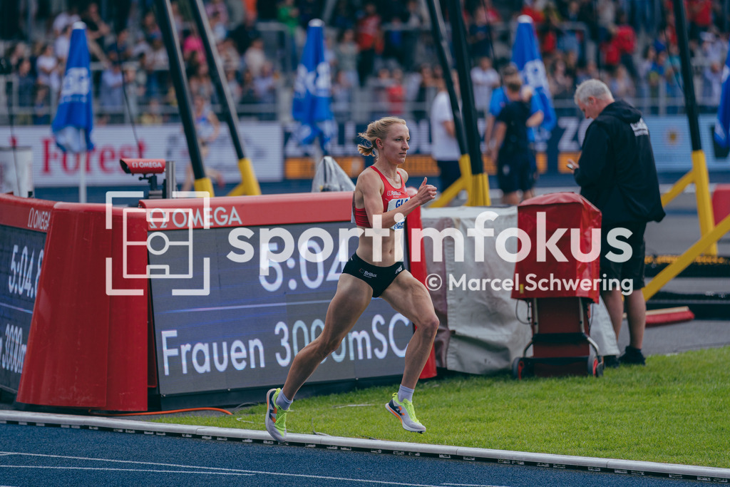 Deutsche Meisterschaften der Frauen und Männer 2026 | Kerstin Schulze Kalthoff, 3000 Meter Hindernis, Finale, LG Brillux MünsterDeutsche Meisterschaften der Frauen und Männer 2026, Lohrheidestadion Bochum-Wattenscheid, 26.07.2026. Foto: Marcel Schwering / sportimfokus - Realisiert mit Pictrs.com