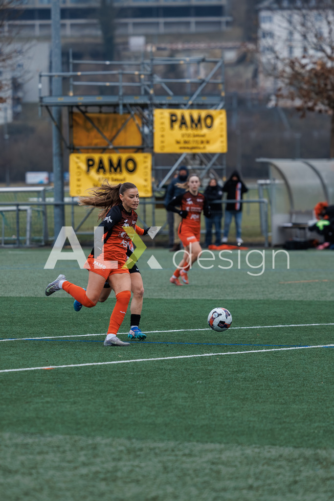 Fußball I Frauen I Saison 2025-2026 I Freundschaftsspiel I FC Aarau Frauen - SC Freiburg U20 I 24.01.2026 | 9 Alketa Rama (FC Aarau) – Angriff, zum 4:0 (TOR) - Realisiert mit Pictrs.com