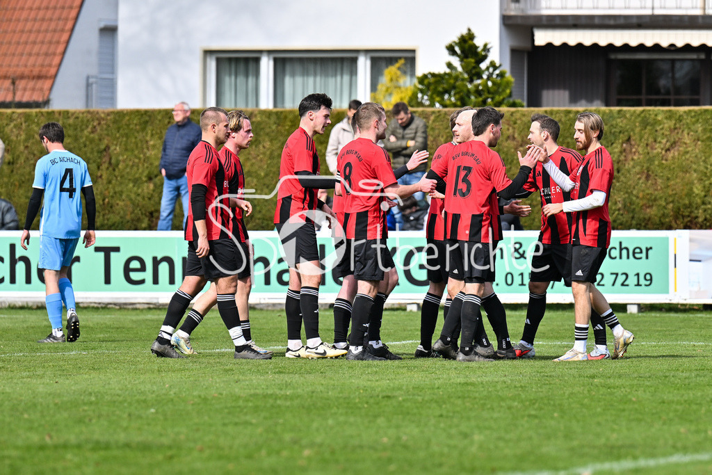BC Aichach - BSV Berg im Gau | Jubel nach 0-1 BIG 15