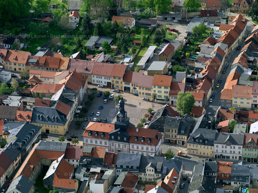 3201736 | Marktplatz und Rathaus Königsee, Thüringen