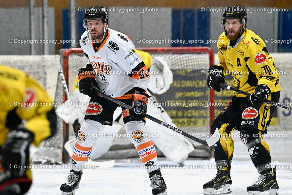 EC Spittal Hornets vs. USC Piraten Velden 7.2.2024 | #90 Edlinger Patrick, #70 Kronig Daniel