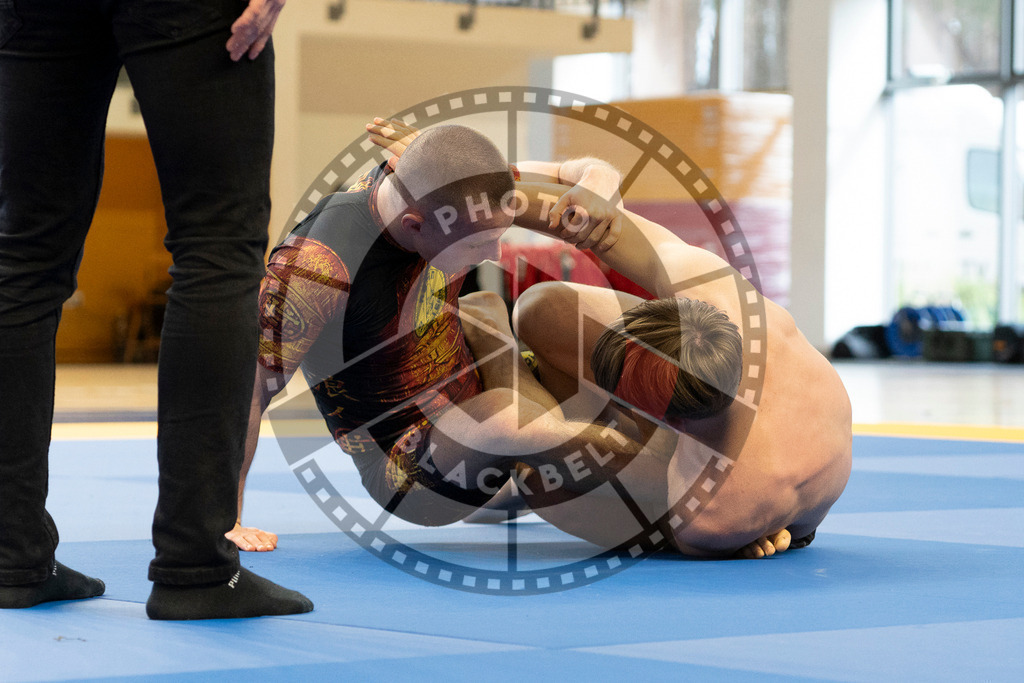 20240316PBB0055 | Athletes compete during the ADCC Eastern European Open grappling Competition in Poznan, Poland, on March 16, 2024.