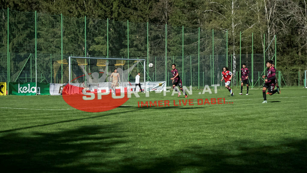 AUSTRIA U15 - MEXICO U15 | Spielszene ; AUSTRIA U15 - MEXICO U15 am 29.04.2022 in Arnoldstein
(Sportplatz), AUSTRIA, (Photo by Ernst Krawagner sport-fan.at) - Realisiert mit Pictrs.com