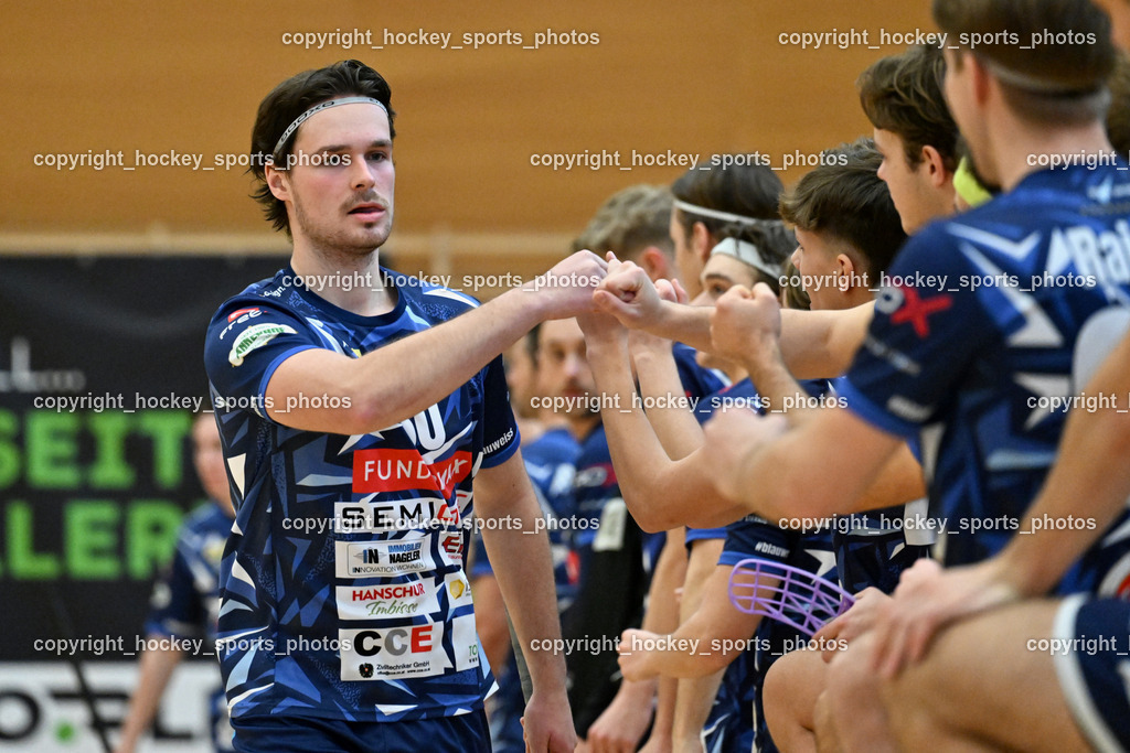 VSV Unihockey  vs. FBK Loka  | #60 Thomas Unterweger VSV Unihockey, VSV Unihockey  vs. FBK Loka , VSV Unihockey  vs. FBK Loka  am 25.01.2026 in Villach (Ballspielhalle St. Martin), Austria, (Photo by Bernd Stefan)